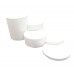 FixtureDisplays® White Round Display Stands Risers Glorifiers 4 Jewelry Display Necklace Ring Bracelet 13795 Set